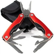11-in-1 Pocket 3 Multitool, Folding Utility with Carry Pouch, Black
