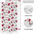 thumbnail image 2 of Dreamtimes Strawberry Soft Hand Towels 2-Piece Absorbent Bath Towel Decorative Fingertip Towels for Bathroom Gym Spa Hotel Beach Swimming Pool,14.4" x 28.3", 2 of 7