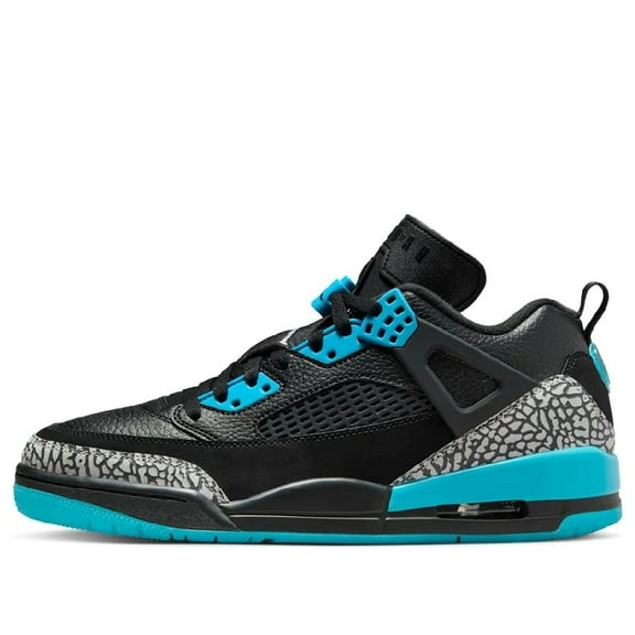 Men's Jordan Spizike Low Black/Wolf Grey-Gamma Blue (FQ1759 005) - 10.5