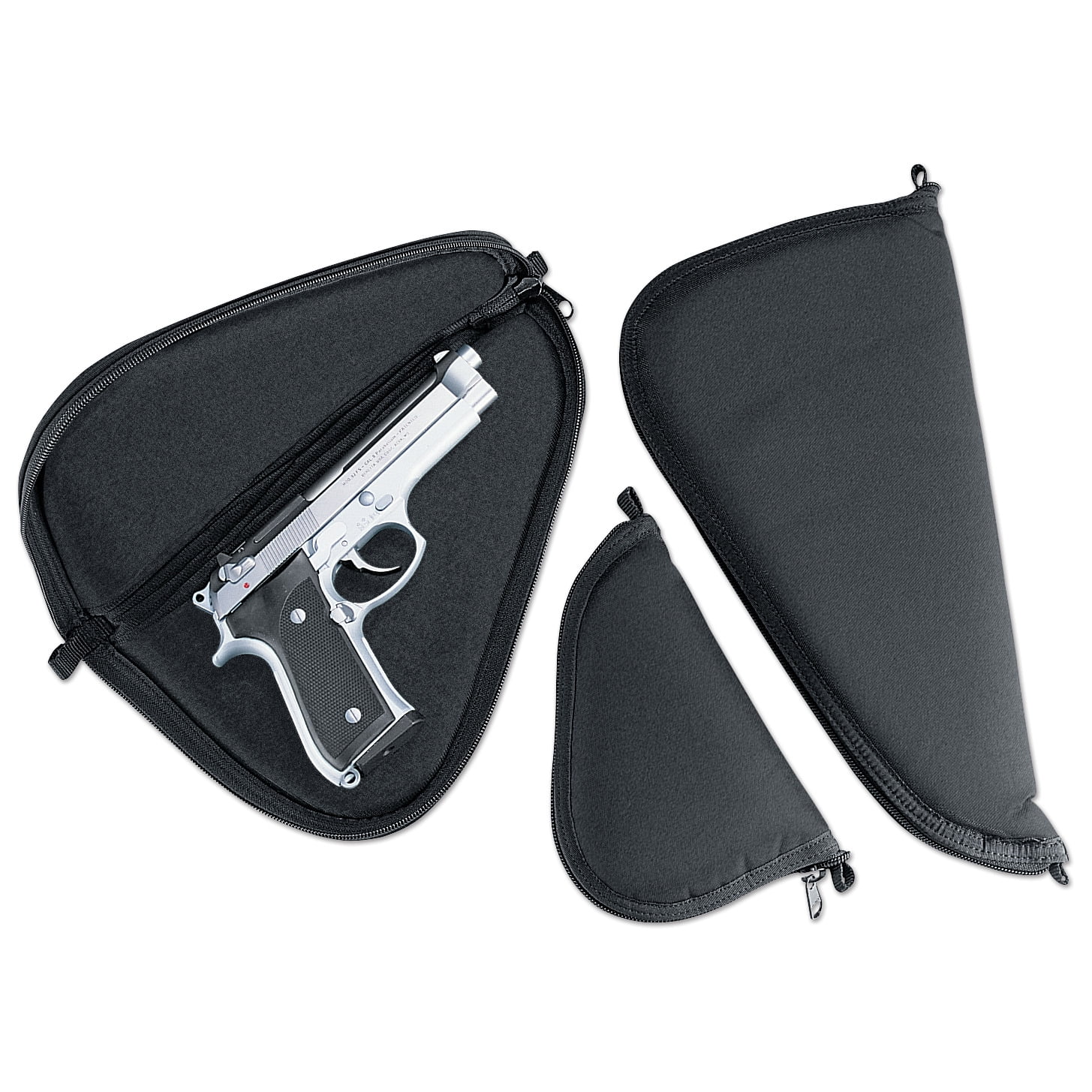 Tourbon Canvas Soft Padded Handgun Pouch Tactical Pistol Gun Carrying Case 