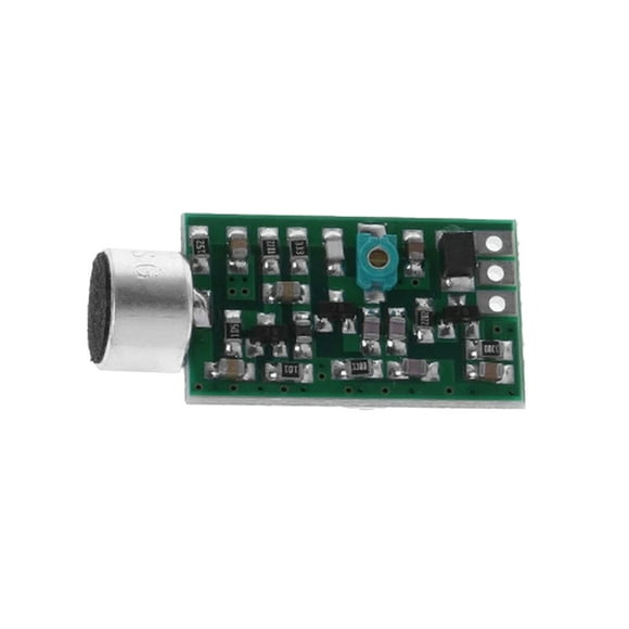 Placa de módulo transmisor FM 0,7-9 V 88-108 MHz Módulo de transmisión de audio Micrófono FM Pastill Tomshoo Módulo de transmisión de audio