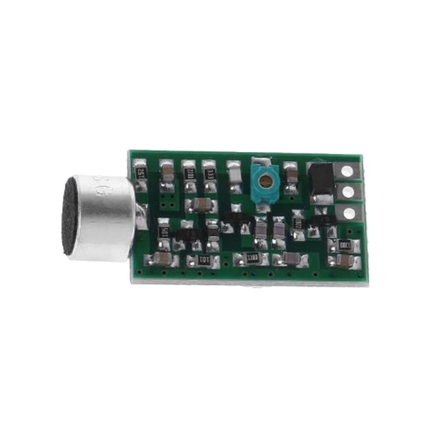 Placa de módulo transmisor FM 0,7-9 V 88-108 MHz Módulo de transmisión de audio Micrófono FM Pastill Tomshoo Módulo de transmisión de audio