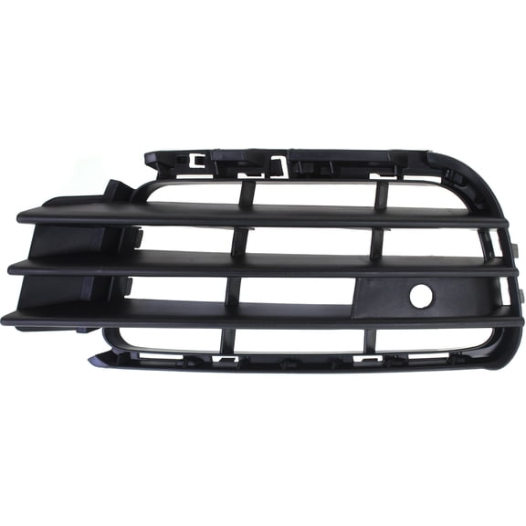 Front Bumper Grille Compatible with VOLKSWAGEN TOUAREG 2011-2014 Left Driver Side Outer Textured Black