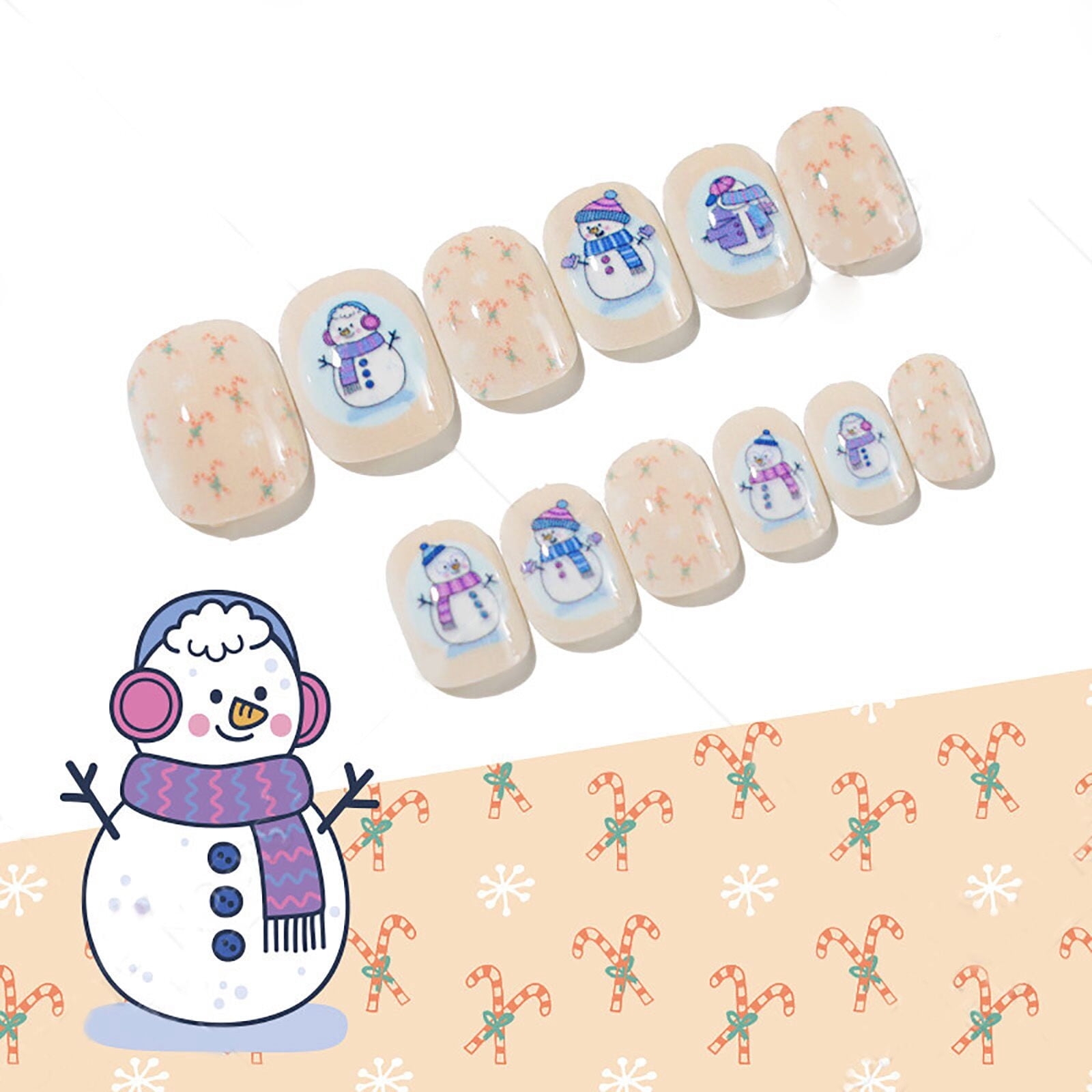 Easter Glitter French Nail Nail Stickers Self French Manicure Impress Manicure French Clear on Nails Fingernail Kits for Girls Dampen Dish for Acrylic Nails Cute Spa for Kids 8-12 Girls