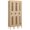 Beige, variant on 12" Wide Single Tier Vented Metal Locker - 3 Wide - 6 Feet High - 12 Inches Deep - Tan - Unassembled