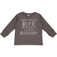 thumbnail image 3 of Inktastic Shakespeare Boys or Girls Long Sleeve Toddler T-Shirt, 3 of 5