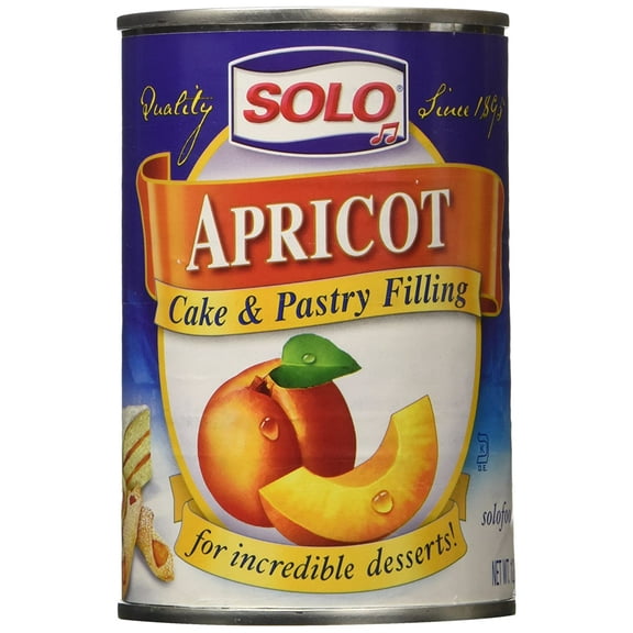 Solo Apricot Cake and OKA4 Pastry Filling, 12 Ounce (Pack of 2)