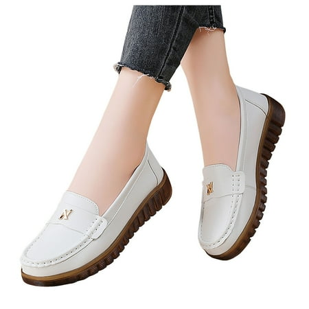 Oyedens Women s Slip on Loafers Flats Shoes Fashion Casual Walking Shoes Comfortable Work Shoes for Women