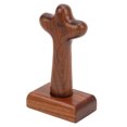 thumbnail image 3 of Decoración de mesa cruzada de madera, superficie hecha a mano, pulido, resistente, duradero, adorno cruzado rústico de palisandro de Australia, 3 of 8