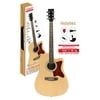 Spectrum AIL-129 Full Size Cutaway Acoustic Guitar, Spruce