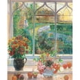 thumbnail image 3 of Unknown 20x24 Black Modern Framed Museum Art Print Titled - Garden Window, 3 of 5