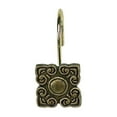 thumbnail image 2 of "Bellport" Resin Shower Curtain Hooks in Oil Rubbed Bronze, 2 of 2