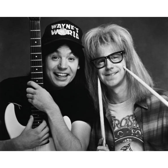 Wayne's World Mike Myers Dana Carvey 24x36 Classic Hollywood Poster