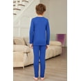thumbnail image 5 of Arshienr Boys Thermal Underwear Set 2-Piece Base Layer Fleece Lined Long Johns Top Bottom Warm Set for Cold Weather, 5 of 6