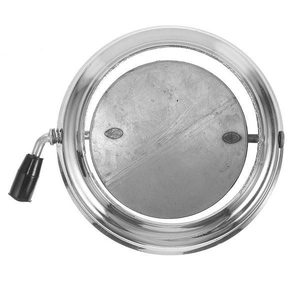 LITINKIMI Chimney Flue Cap Metal Stove Chimney Duct Lid with Sealing Function Square Base Round Cap 1Pcs