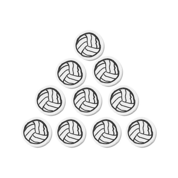 DIY Volleyball Beads for Unique Jewelry Making - Soft Loose Beads for Bracelets and Necklaces - Perfect Crafting Material for Sports Lovers