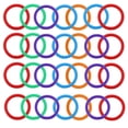 thumbnail image 1 of MasteelfCA 100pcs Loose Leaf Binder Rings Multi-purpose Snap Ring Loose Paper Notebook Ring, 1 of 7
