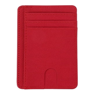 Arcmogo Men's Genuine Leather AirTag Wallet - RFID Blocking, Slim Bifold, 12 Card Slots, 2 Cash Pockets, ID Window, Black