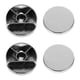 thumbnail image 4 of FELTECHELECTR 4 soportes de espejo de aleación de zinc para pared, accesorios para espejos de cristal, clip para espejo (plateado), 4 of 6