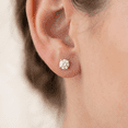 thumbnail image 4 of Pompeii 1 Ct TDW Diamond Studs Earrings in 14K Yellow Gold with Screw Backs (H-I,I2-I3), 4 of 4