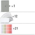 thumbnail image 4 of Carpeta de presupuesto A6 con sobres para efectivo, de cuero sintético, color verde, 4 of 5