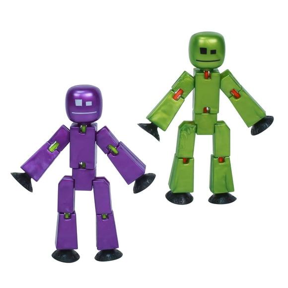 Figuras de acción coleccionables Zing StikBot, paquete doble