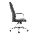 thumbnail image 3 of LeisureMod Sonora Modern High-Back Tall Adjustable Height Leather Conference Office Chair with Tilt & 360 Degree Swivel, 3 of 5