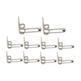 thumbnail image 3 of MERIGLARE 10 Pieces Double Return Torsion Springs Metal for Curling Iron Rod Hair Tool 26mm, 3 of 9