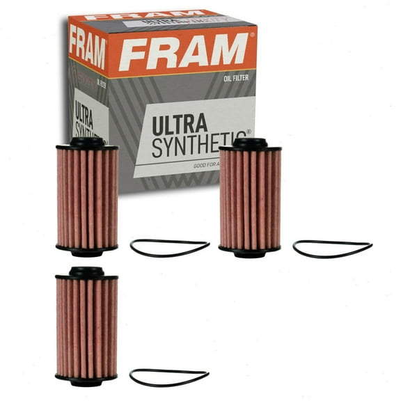 3 pc FRAM XG8765 Ultra Engine Oil Filters for Oil Change Lubricant Filters