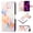 White Marble, variant on iPhone SE 2022 Case iPhone SE 3rd 2nd Gen Case, Slim Folio Flip Cover Kickstand Shockproof Protection Cards Slots Hand Wrist Wallet Case for Apple iPhone 8/7 SE 2020- Grid Marble