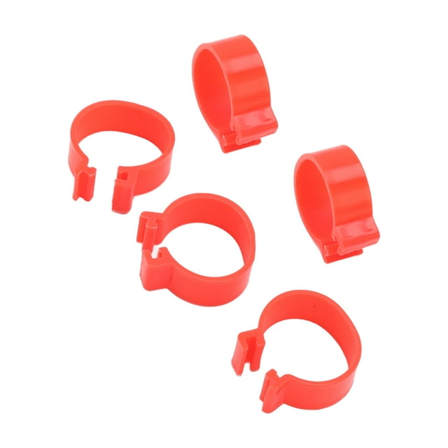 Chicken Foot Ring, Duck Foot Ring, Chicken Ankle Rings, Chickens Leg Rings, 100pcs Poultry Feet Rings PP Plastic Reusable Chicken Duck Goose Leg Bands For Identification