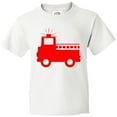 thumbnail image 3 of Inktastic Cute Red Firetruck Youth T-Shirt, 3 of 5