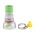 thumbnail image 1 of Guardoinrt Bathroom Adjustable Aerator Bubbler Attachment Bendable Proof Diffuser Nozzle Accessory 1-layer Stone Green 1Set, 1 of 6