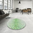 thumbnail image 4 of Ahgly Company Machine Washable Indoor Rectangle Transitional Green Area Rugs, 2' x 5', 4 of 7