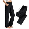 thumbnail image 2 of Timegard Pantalon de Randonnée pour Femmes Séchage Rapide Taille Élastique Ample Léger Extérieur Voyage Golf Pantalon Cargo avec Poches, 2 of 6