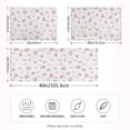 thumbnail image 2 of Ryvnso Satin Pillowcase Rose Bow Flower Pillow Cases Standard Size 30x20in, 2 of 6
