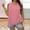 Pink, variant on BRGZLK Women's Plus Size Tank Tops Summer Trendy Solid Color Sleeveless T-Shirt Loose Comfort Casual Round Neck Vest Light Blue XL