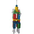 thumbnail image 2 of A&E Cage HB01396 34 x 7.5 x 7.5 in. Mega Blocks & Cotton Preening Rope Bird Toy, 2 of 2