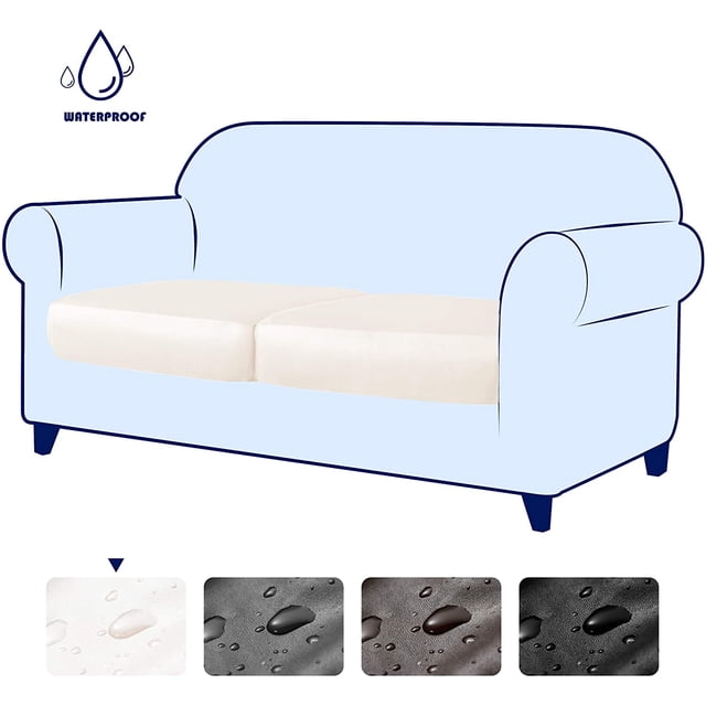 Subrtex Stretchy Water-Proof PU Individual Sofa Cushion Covers