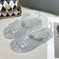 thumbnail image 2 of BAnala Kids Sandals Baby Girls and Toddler Jelly Fisherman Sandals, Ombre Multicolor Clear,2.5, 2 of 5
