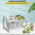 thumbnail image 2 of VEVOR Especiero extensible, 13.8"-23.6" ajustable, estante organizador de acero, 2 of 9