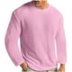 thumbnail image 1 of pstuiky camisa de manga larga para hombre, Camiseta de punto de manga corta con cuello redondo y estampado liso de verano para hombre Tops casuales para hombres s, 1 of 5
