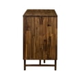 thumbnail image 4 of Wooden Buffet with Natural Wood Grain Finish and Metal Base, Brown- Saltoro Sherpi, 4 of 5