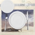 thumbnail image 3 of Ambesonne Savannah Place Mats Set of 4, Cloudscape Sunset Scene, Standard Size, Beige and Grey, 3 of 6