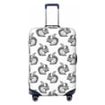 thumbnail image 2 of Goofa Black Squirrel Pattern Luggage Covers For Suitcase,Suitcase Cover Protector Fit 18-32 Inch Luggage-X-Large, 2 of 9