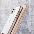 thumbnail image 4 of for iPhone 12 Pro Max Case Women Girls, Cute Heart Design with Luxury Plating Bumper, Soft TPU Shockproof Back Cover with Full Camera Protection for iPhone 12 Pro Max Phone Case, White, 4 of 6