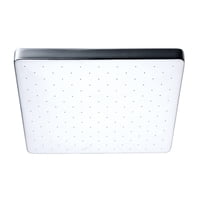 Showerhaus Square Rainfall Showerhead with Smooth Face and Easy to Clean Spray Holes - Solid Brass Construction with Adjustable Ball Joint - Brushed Nickel