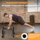 thumbnail image 3 of Barra de flexiones Parallettes Bars AmazeFan High Steel de 30 cm, color negro, 3 of 7