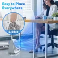 thumbnail image 6 of TRUSTECH Portable Cooling Fan, Desk Fan 2 in 1 Fan Heater Combo, 45° Tilt Air Circulator, 2 Speed, Safety Protection for Home Office, White, 6 of 7