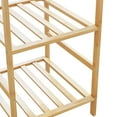 thumbnail image 7 of vidaXL Clothes Rack with Shelves 39.4"x19.7"x72.6" Bamboo, 7 of 7